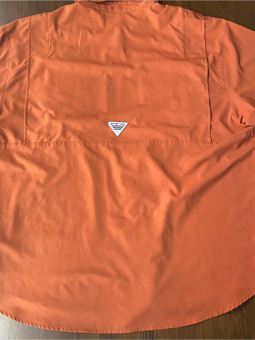 Columbia PFG Tamiami II Mens XL Orange UT Longhorns Fishing Shirt Short Sleeve - Picture 3 of 9